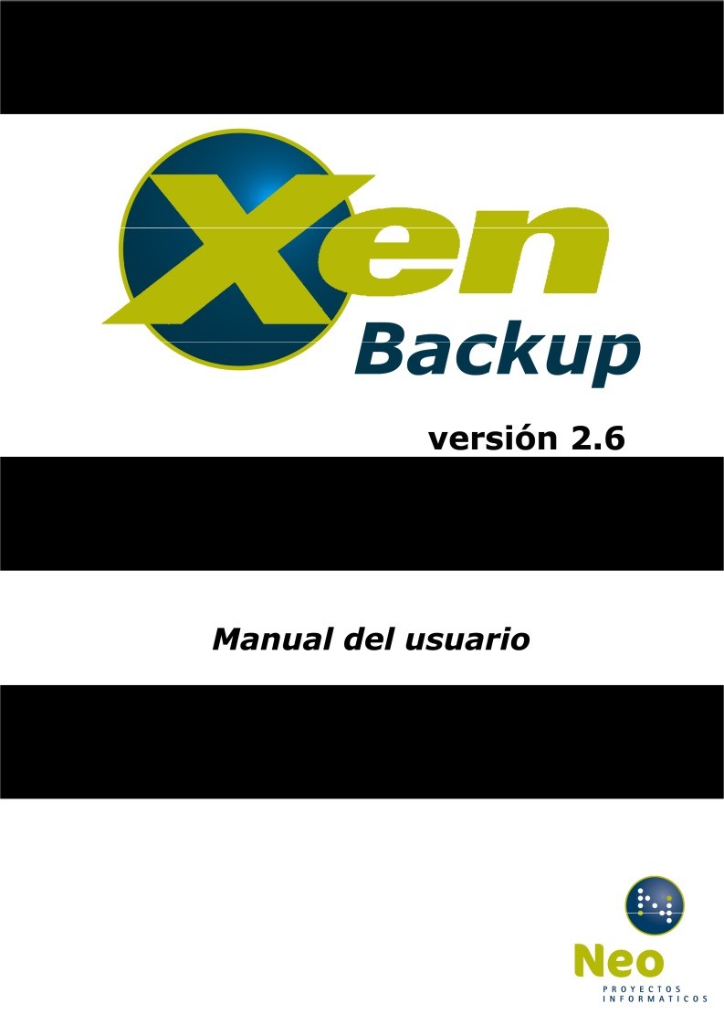Imágen de pdf Xen Backup 2.6 - Manual del usuario