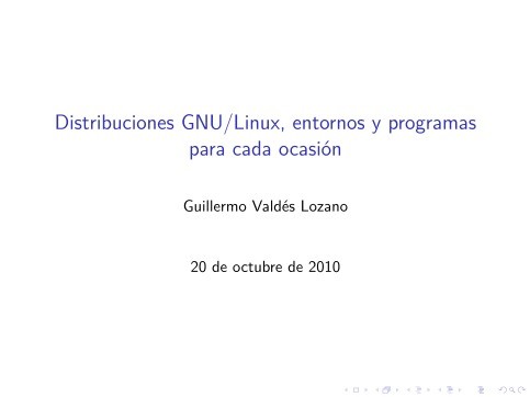 Imágen de pdf Distribuciones GNU/Linux, entornos y programas para cada ocasión