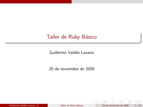 Imágen de pdf Taller de Ruby Básico