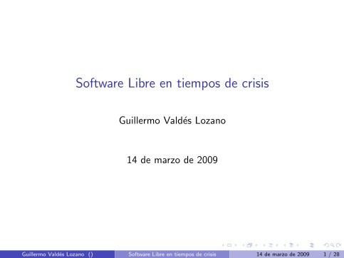 Imágen de pdf Software Libre en tiempos de crisis