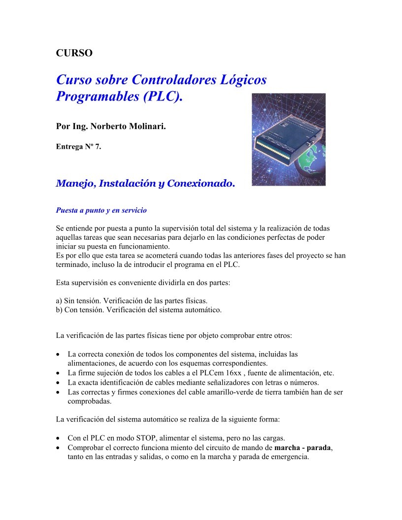 Imágen de pdf Entrega 7 - Curso sobre Controladores Lógicos Programables (PLC)