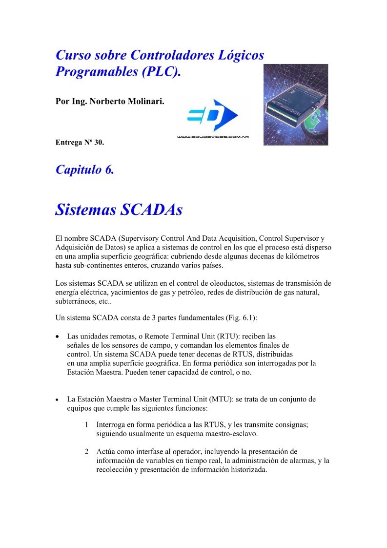 Imágen de pdf Entrega 30 - Curso sobre Controladores Lógicos Programables (PLC)