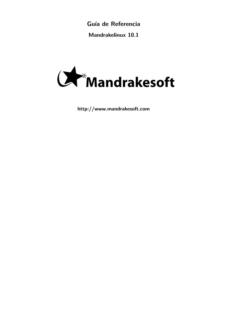 Imágen de pdf Guía de Referencia Mandrakelinux 10.1
