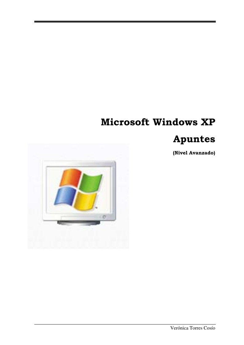 Imágen de pdf Microsoft Windows XP  - Apuntes (Nivel Avanzado)