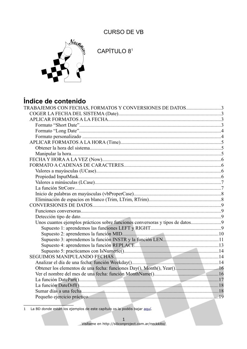 Imágen de pdf Curso de VB - Capítulo 8