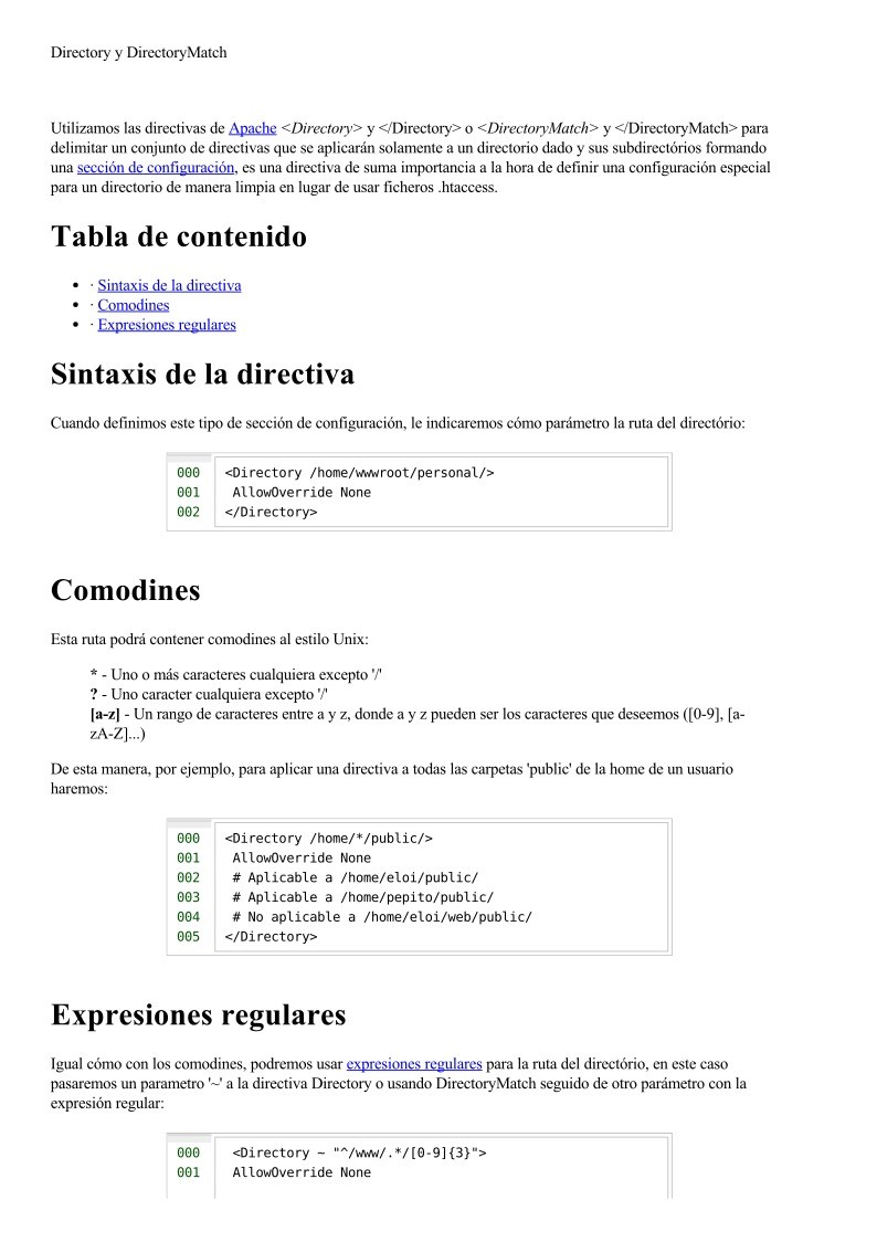 Imágen de pdf Curso de Apache - Directory y DirectoryMatch