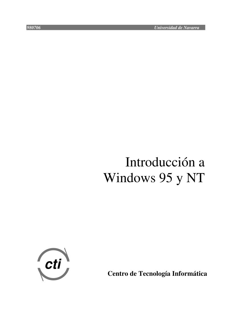 Imágen de pdf Introducción a Windows 95 y NT