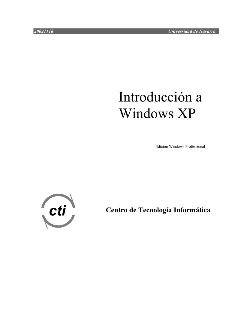 Imágen de pdf Introducción a Windows XP