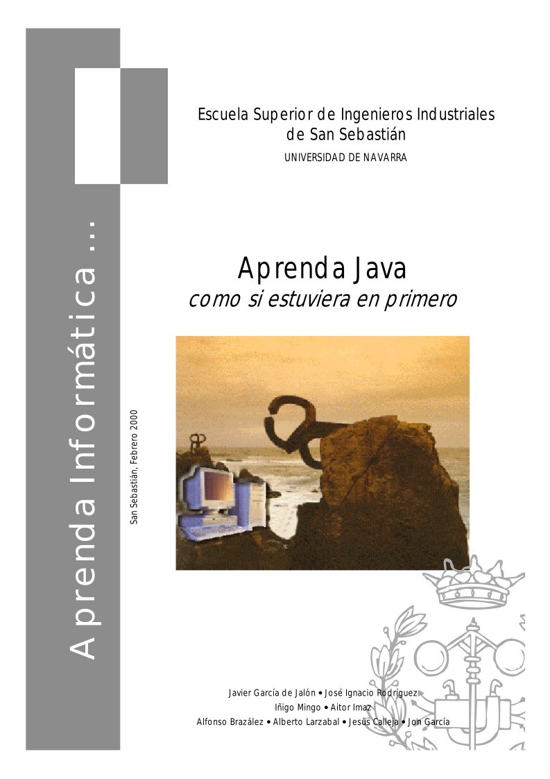Imágen de pdf Aprenda Java como si estuviera en primero