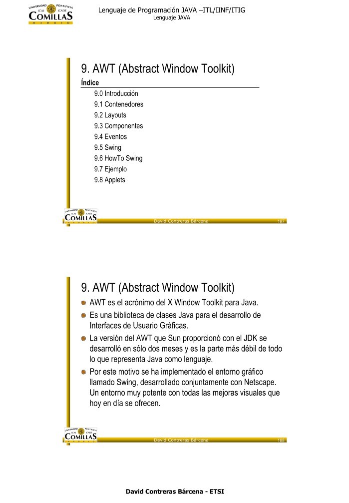 Imágen de pdf Curso De Java - 9. AWT (Abstract Window Toolkit)