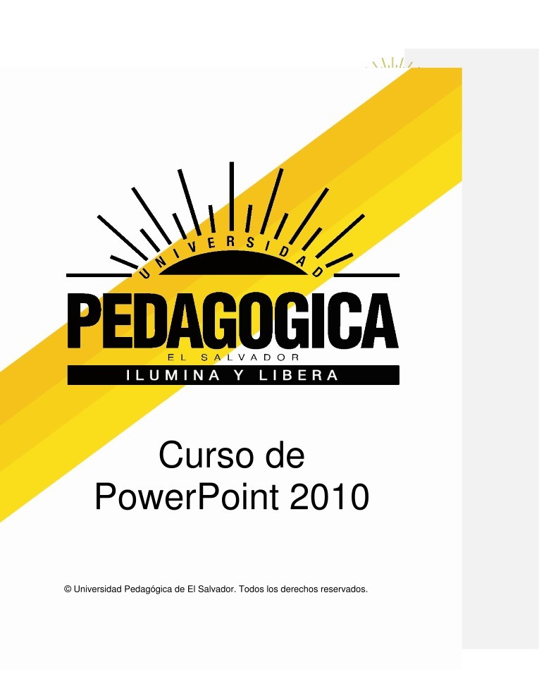 Imágen de pdf Manual de Power point 2010