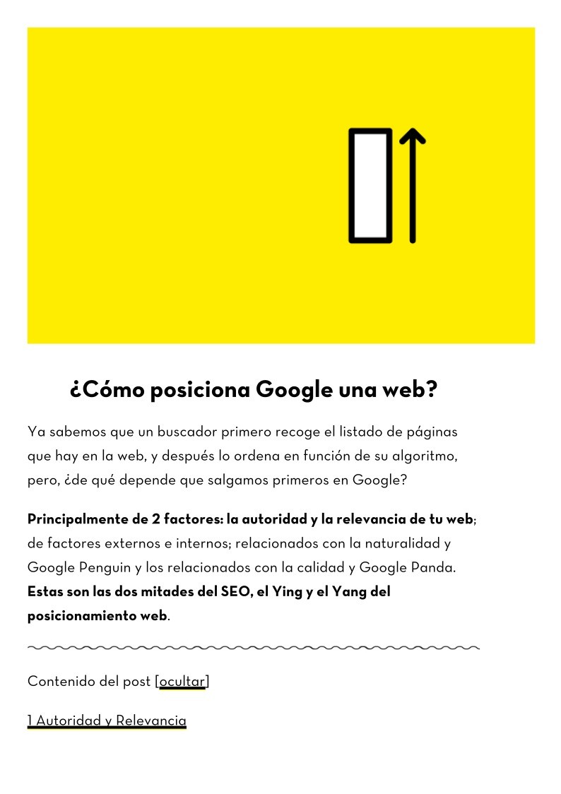 Imágen de pdf ¿Cómo posiciona Google una web?