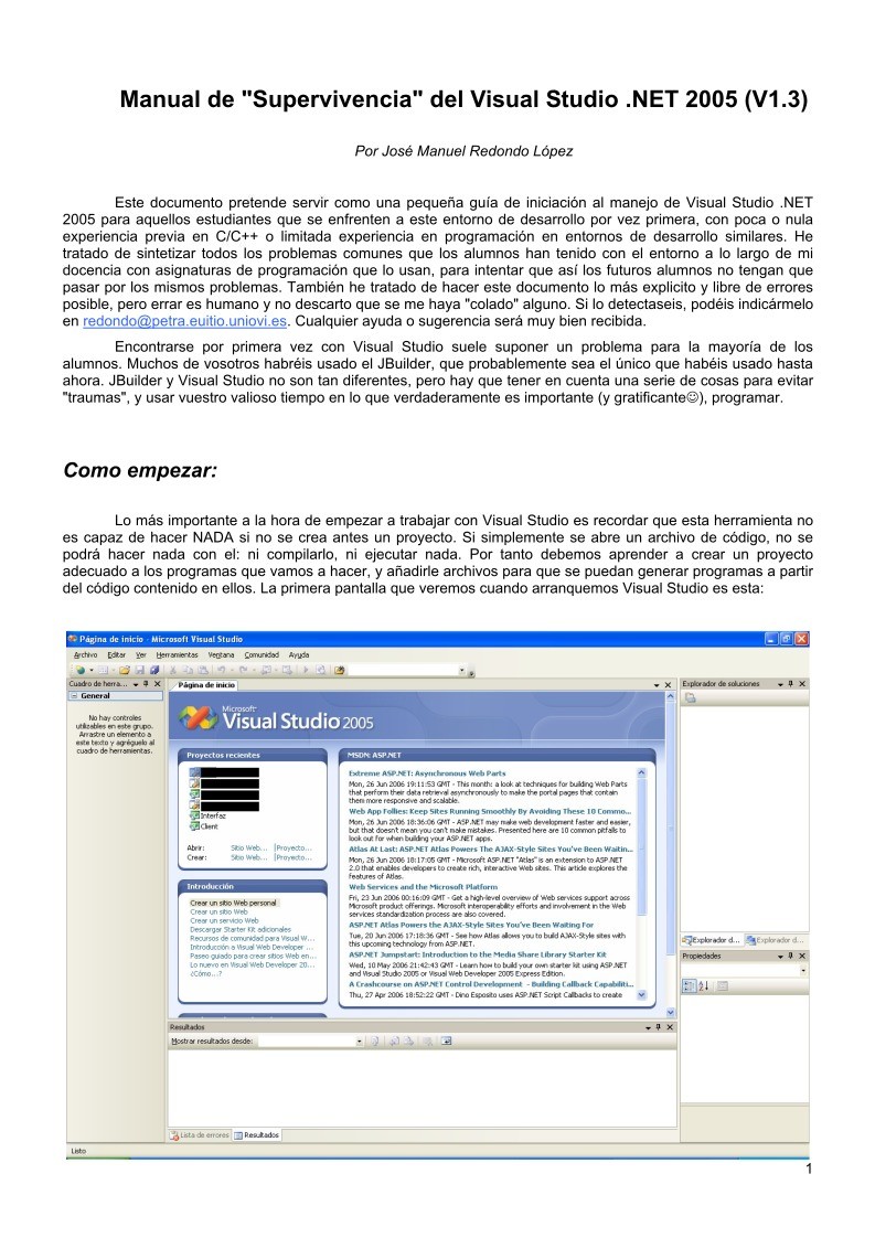 Imágen de pdf Manual de "Supervivencia" del Visual Studio .NET 2005 (V1.3)