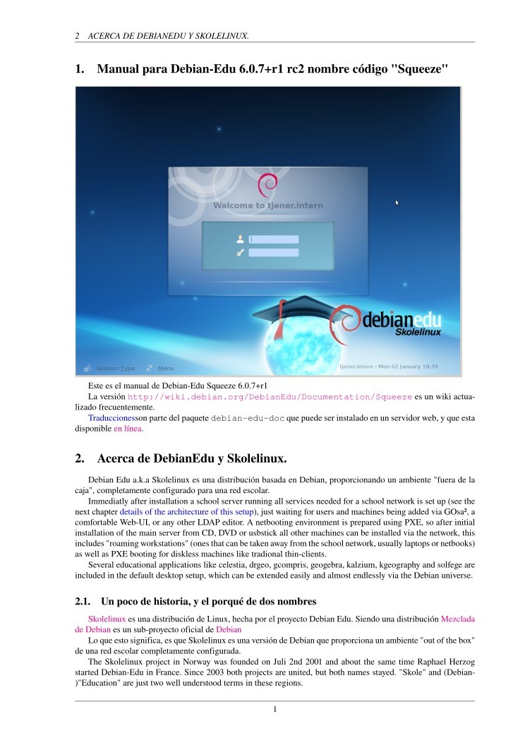 Imágen de pdf Debian Edu / Skolelinux 6.0.7+r1 Squeeze