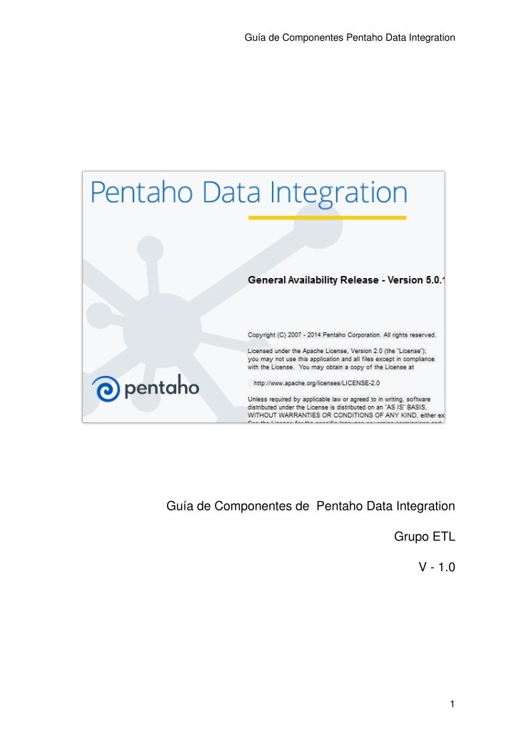 Imágen de pdf Guia de Componentes de Pentaho