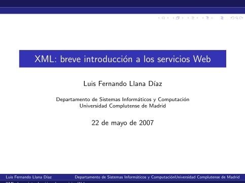 Imágen de pdf XML: breve introducción a los servicios Web