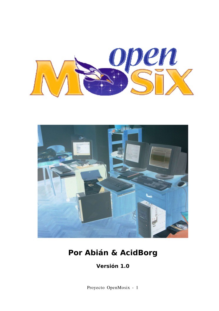 Imágen de pdf OpenMosix