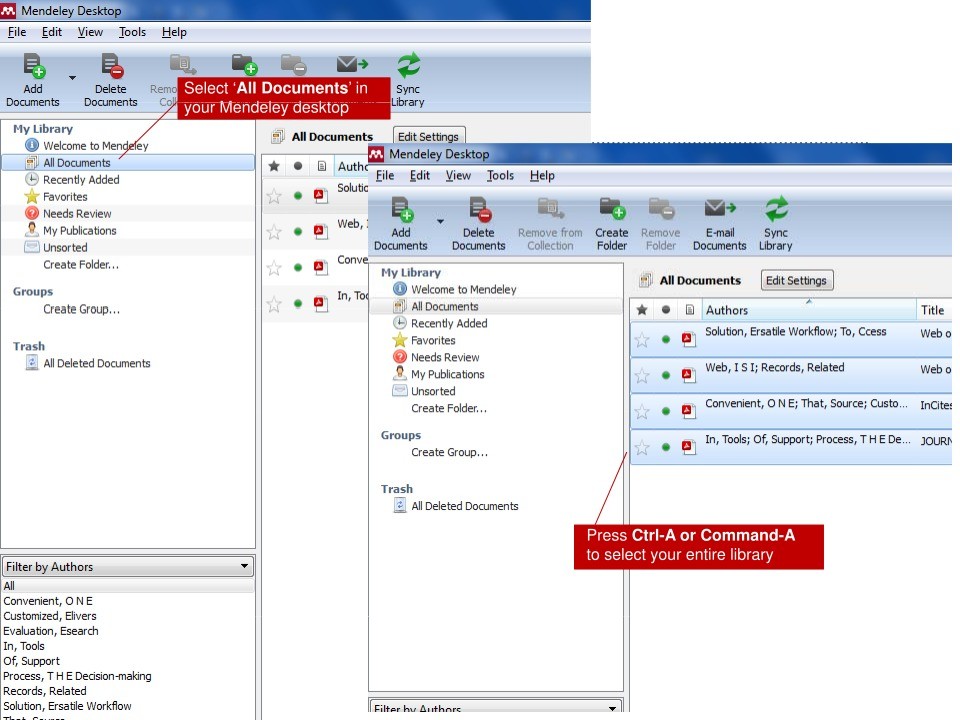 Imágen de pdf Microsoft PowerPoint - Desktop Mendeley to EndNote Web Conversion.pptx [Read-Only]