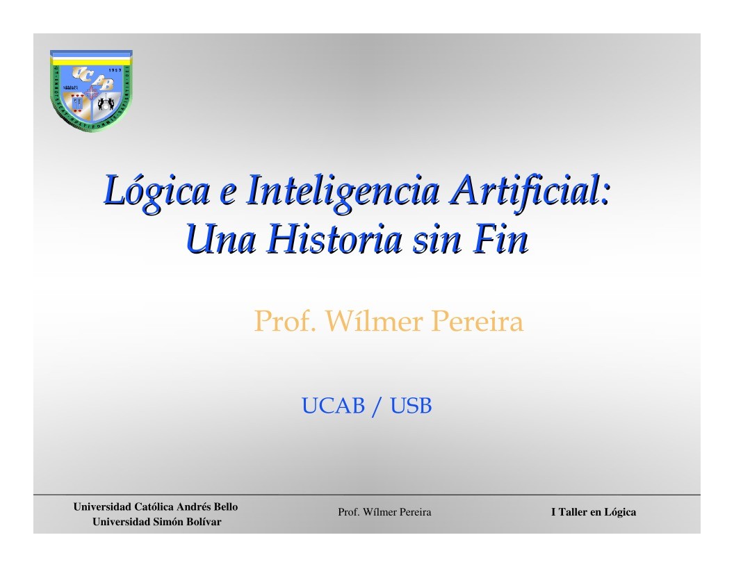 Imágen de pdf Lógica e Inteligencia Artificial: Una Historia sin Fin