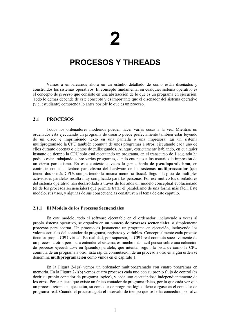 Imágen de pdf Procesos y Threads