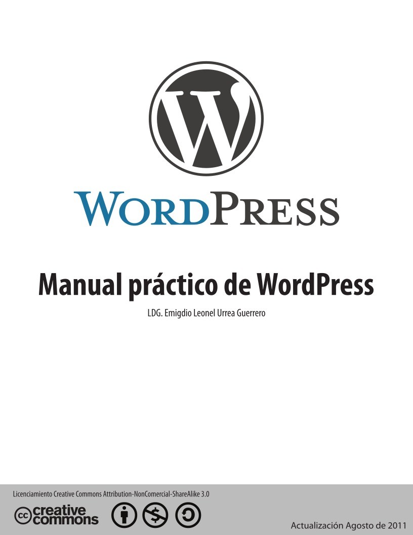 Imágen de pdf Manual práctico de WordPress