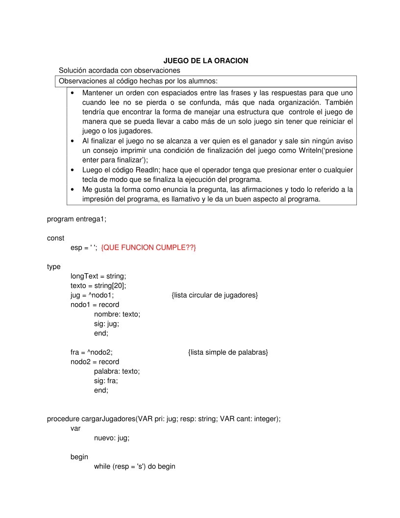 Imágen de pdf Juego de la oración