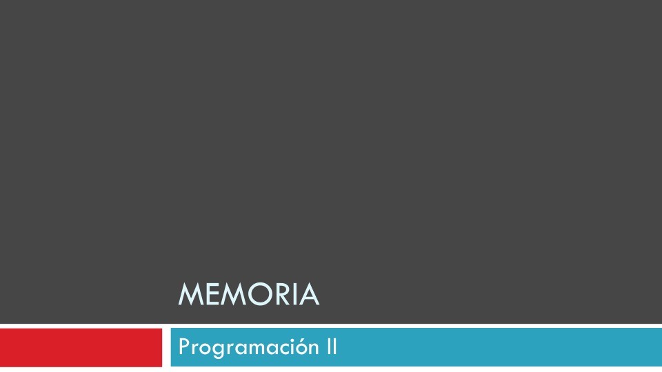 Imágen de pdf Memoria - Programación II