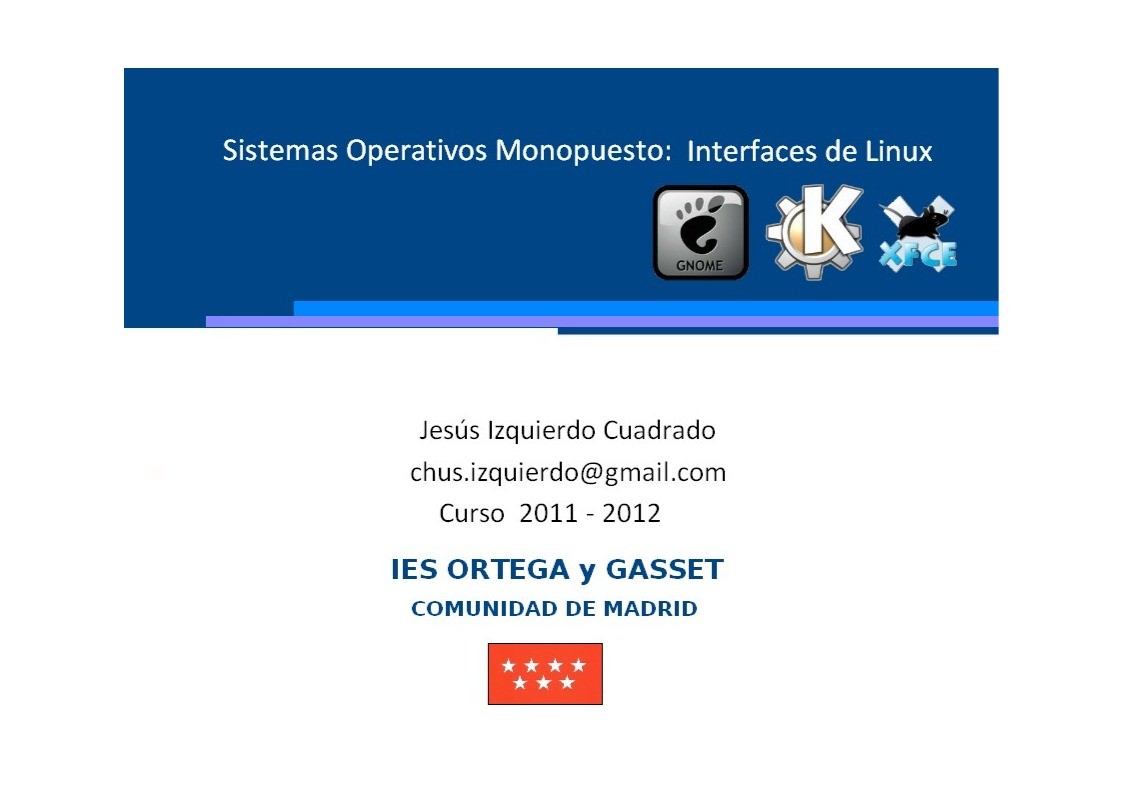 Imágen de pdf Sistemas Operativos Monopuesto: Interfaces de Linux