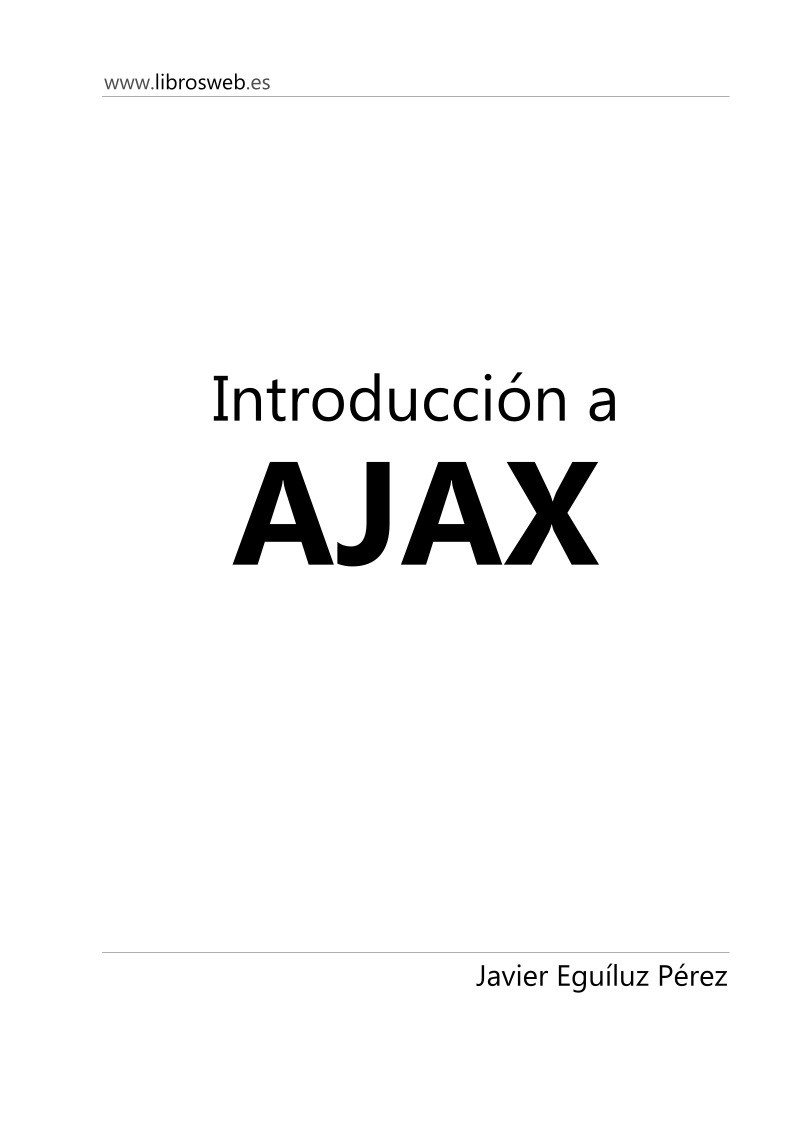 Imágen de pdf Introduccion a AJAX