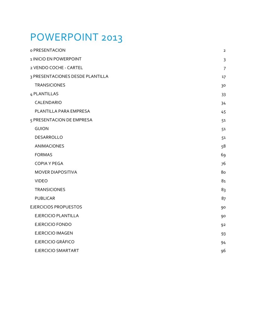 Imágen de pdf Manual de PowerPoint 2013