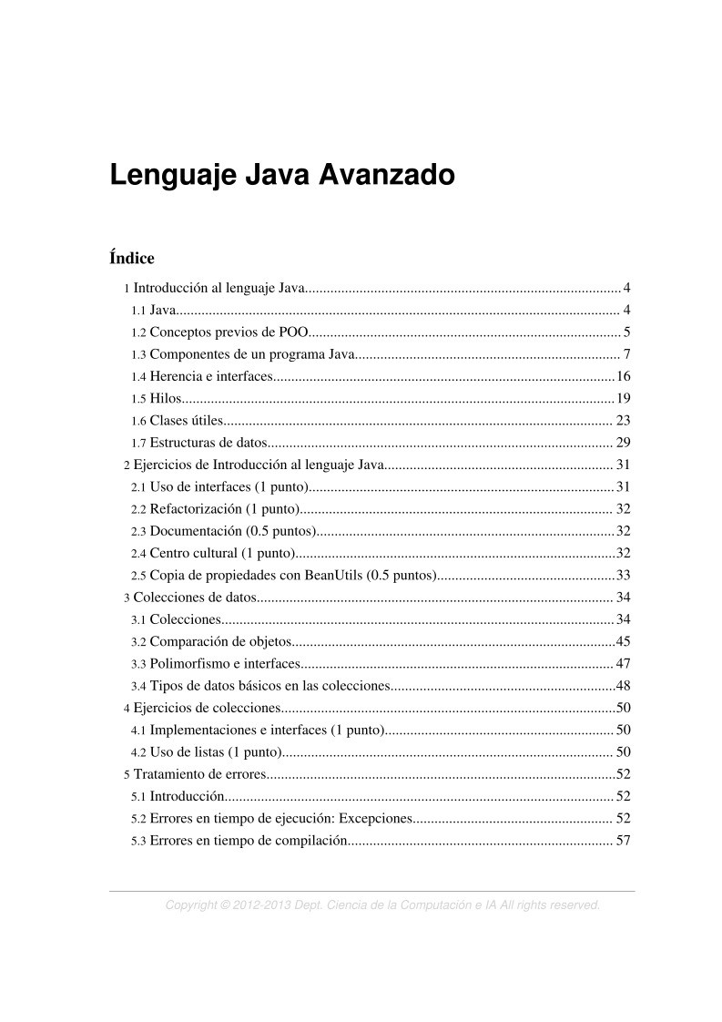 Imágen de pdf Lenguaje Java Avanzado