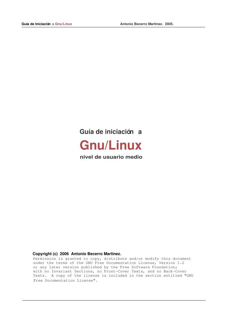 Imágen de pdf Guía de Iniciación a Gnu/Linux - nivel de usuario medio