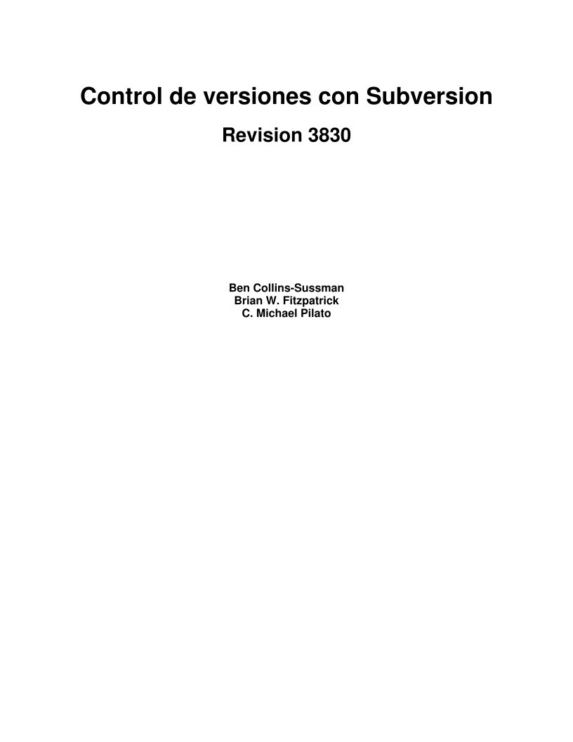 Imágen de pdf Control de versiones con Subversion