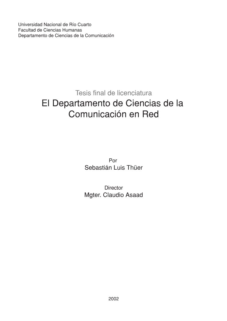 Imágen de pdf El Departamento de Ciencias de la Comunicación en Red