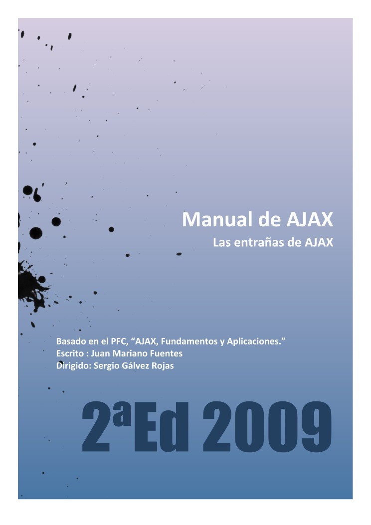 Imágen de pdf Manual de AJAX - Las entrañas de AJAX