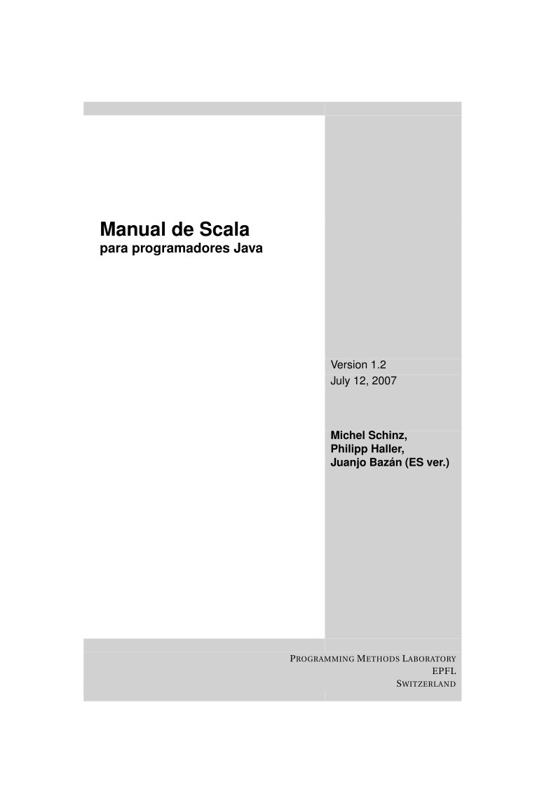 Imágen de pdf Manual de Scala para programadores Java