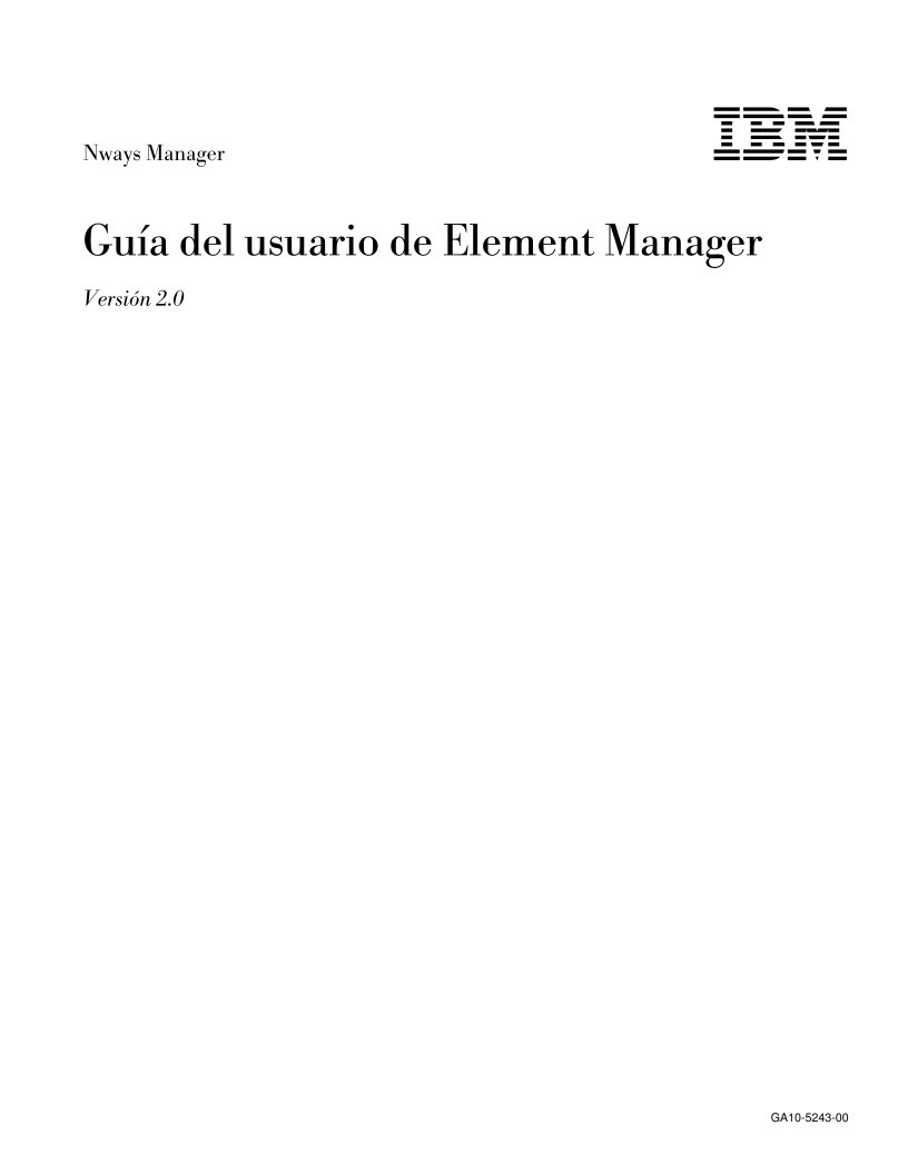 Imágen de pdf Guía del usuario de Element Manager