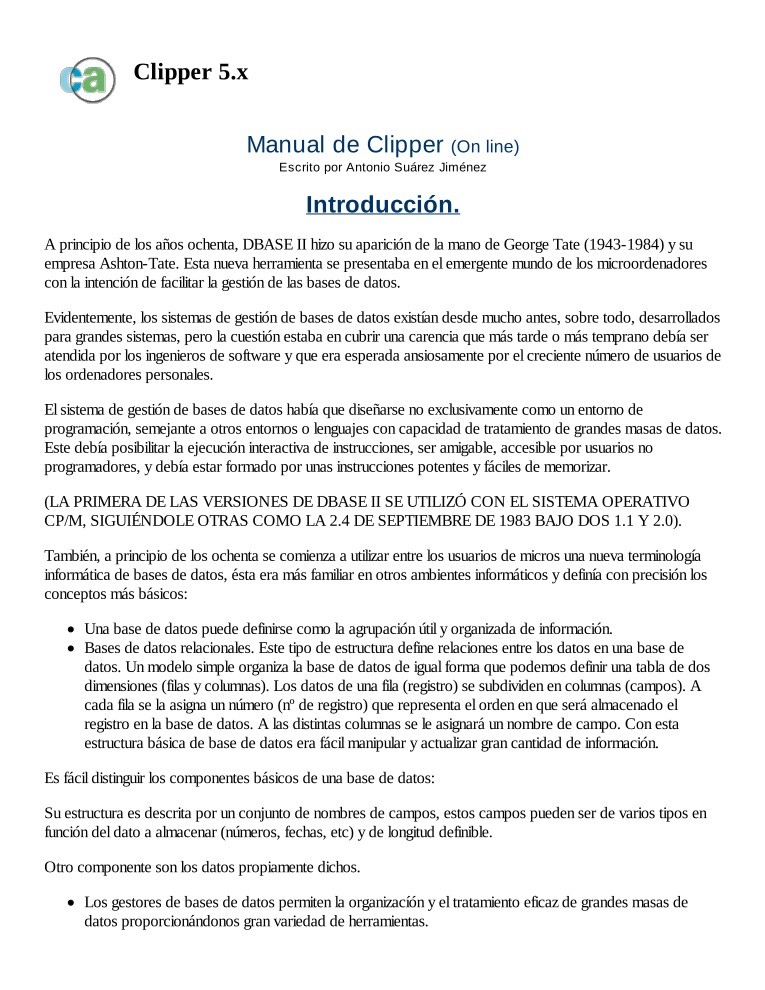 Imágen de pdf Manual de Clipper