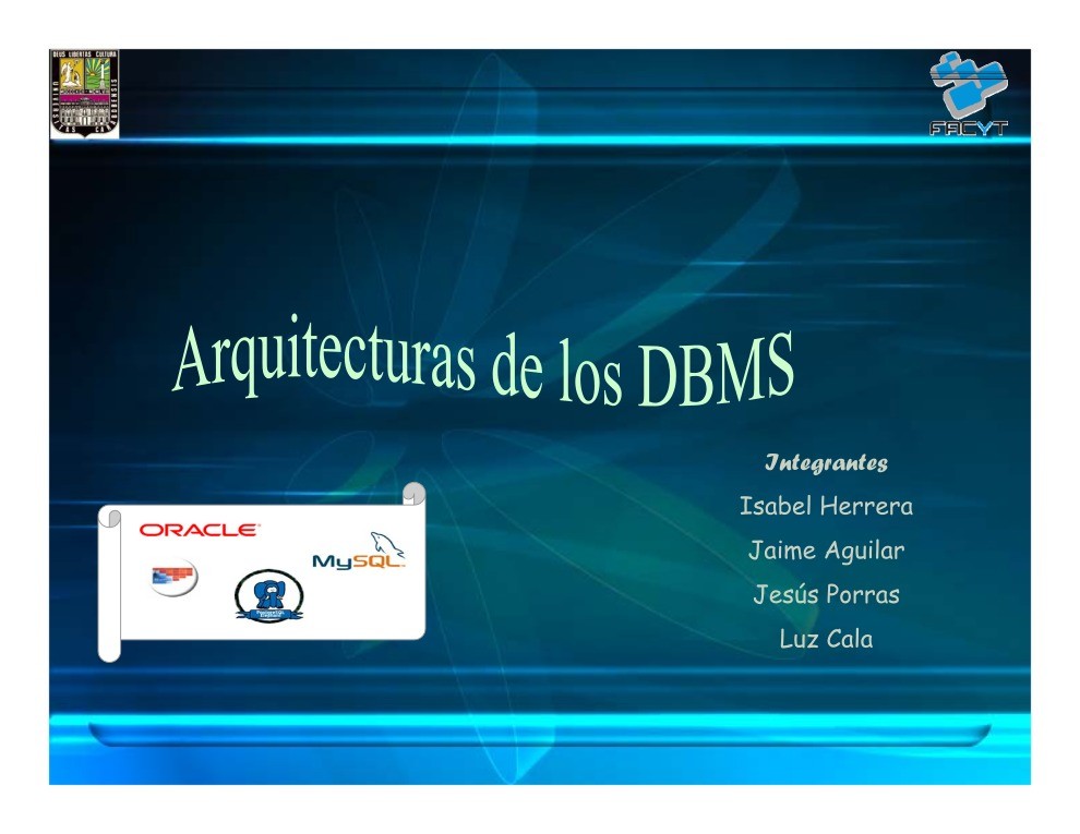 Imágen de pdf Arquitectura de los DBMS