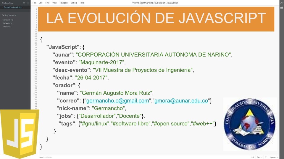 Imágen de pdf La evolución de JavaScript