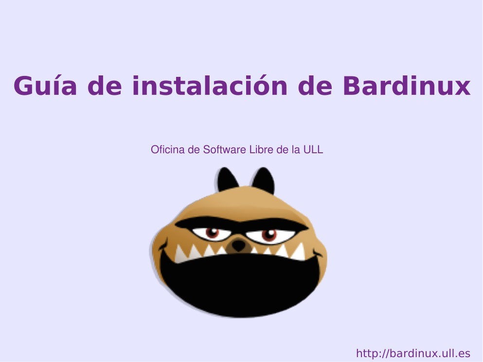 Imágen de pdf Guía de instalación de Bardinux v2