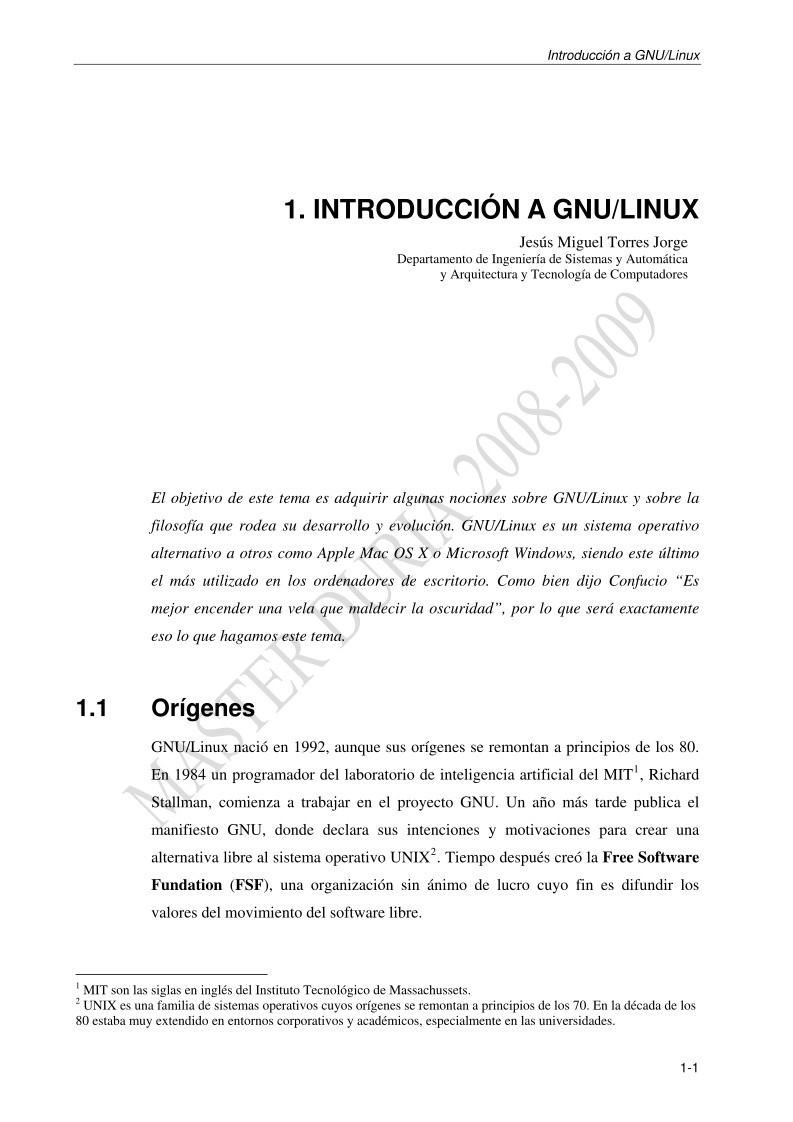 Imágen de pdf Introducción a GNU/Linux