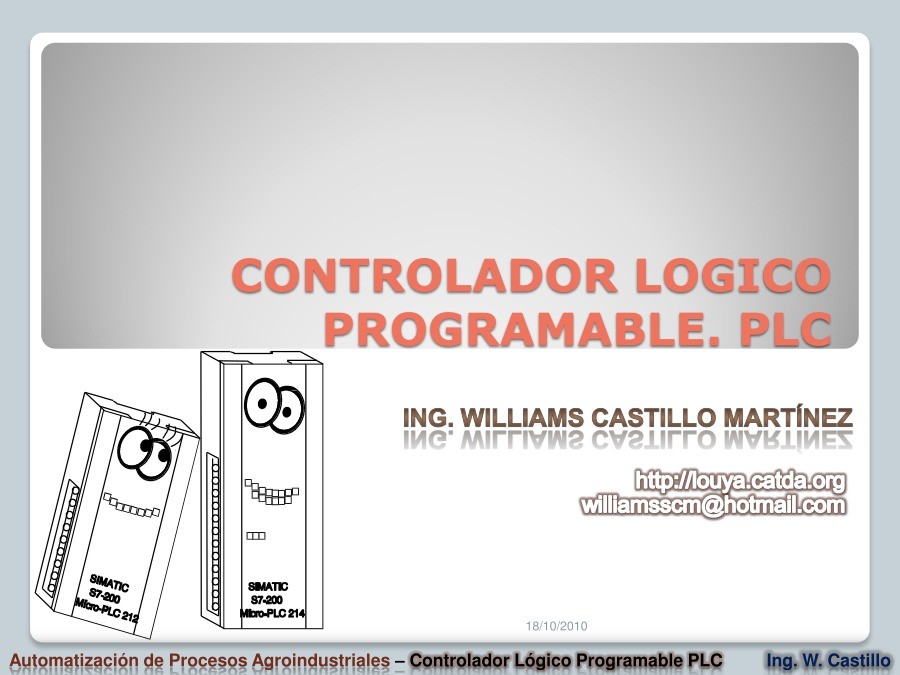 Imágen de pdf CONTROLADOR LOGICO PROGRAMABLE. PLC