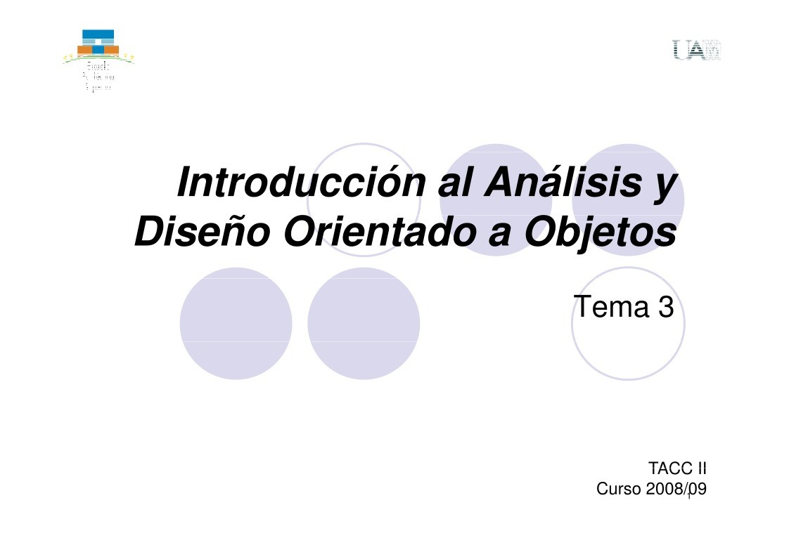 Imágen de pdf Introducción al Análisis y Diseño Orientado a Objetos