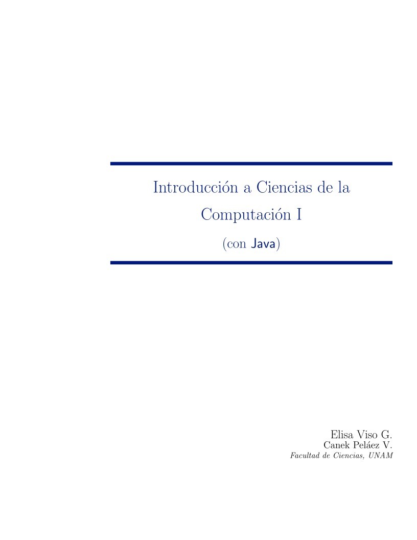 Imágen de pdf Introducción a Ciencias de la Computación I (con Java)