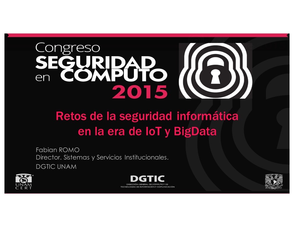 Imágen de pdf Retos de la seguridad informática en la era de IoT y BigData
