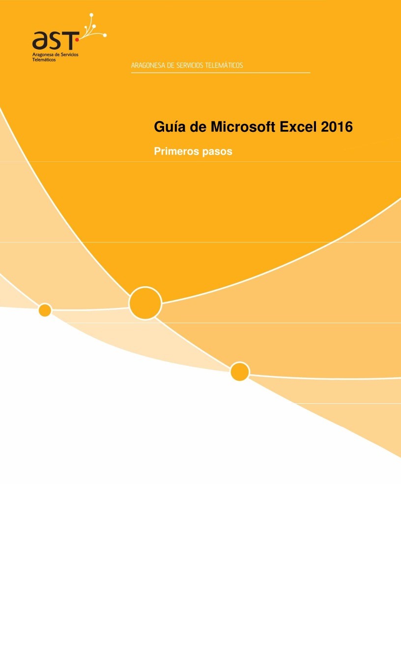 Pdf de programaci n gu a de microsoft excel 2016 primeros pasos