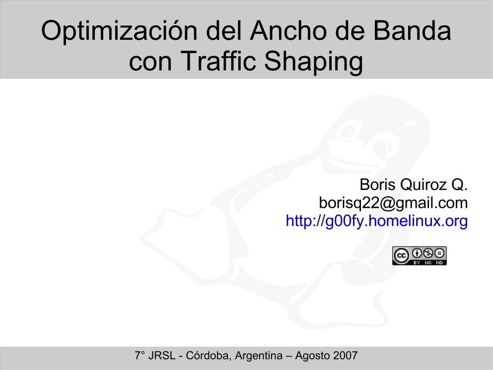 Imágen de pdf Optimización del Ancho de Banda con Traffic Shaping