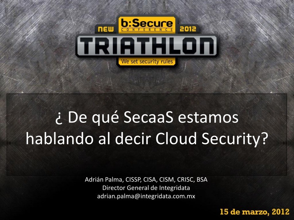Imágen de pdf De qué SecaaS estamos hablando al decir Cloud Security?