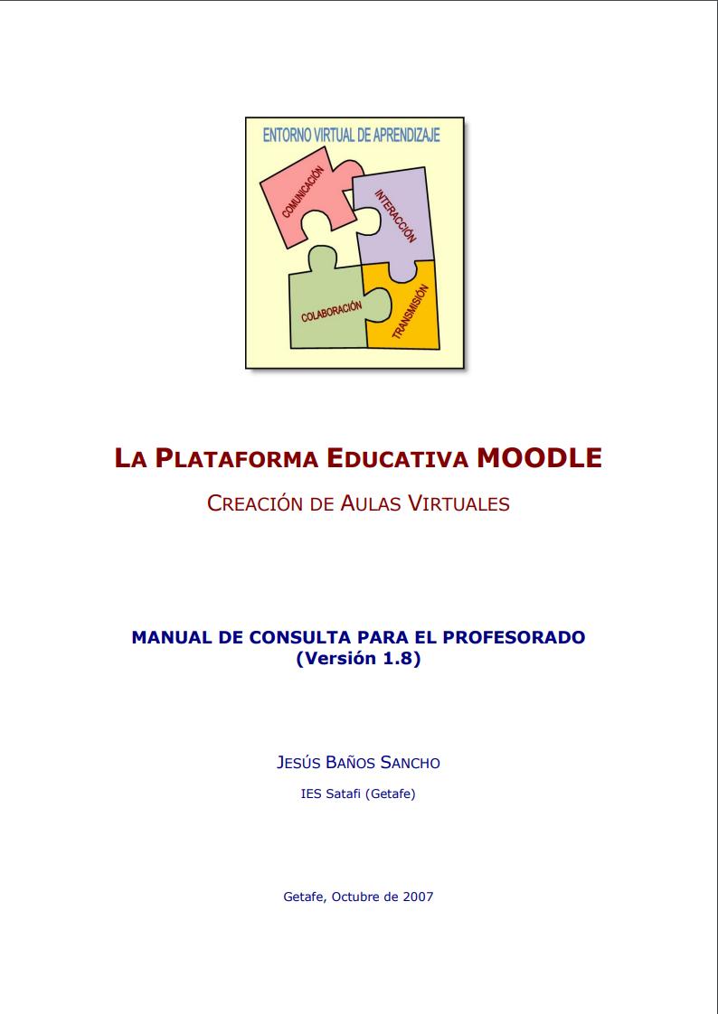 Imágen de pdf La Plataforma educativa Moodle - Creación de aulas virtuales